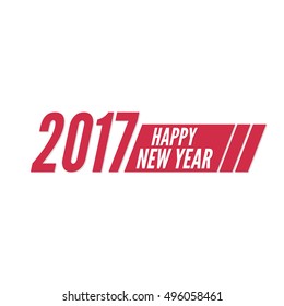 Happy new year 2017 theme. 