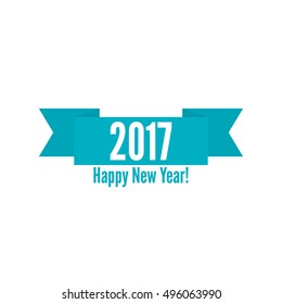 Happy new year 2017 theme.