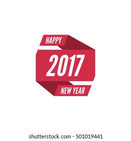 Happy new year 2017 theme. 