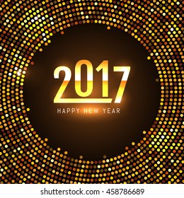 Happy New Year 2017 . Vector illustration. EPS 10