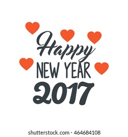 Happy New Year 2017 Vector Illustration