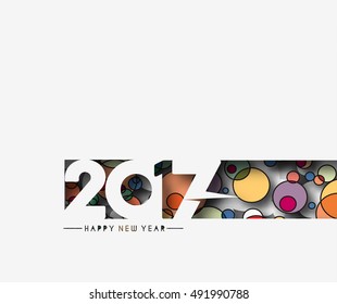 Happy new year 2017 Vector Design Background