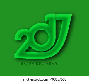 Happy new year 2017 Vector Design Background