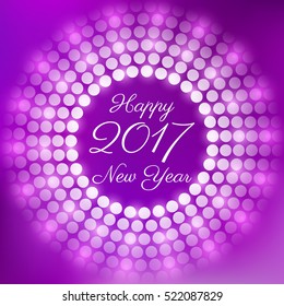 happy new year 2017. Vector illustration
