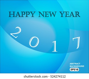 Happy new year 2017 vector