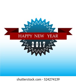 Happy new year 2017 vector