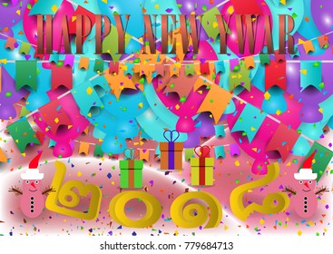 happy New Year 2018