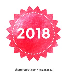 Happy New Year 2018 background decoration. Greeting card design template 2018. Vector illustration of date 2018 year. Celebrate brochure or flyer. EPS10