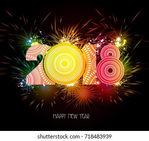 Happy New Year 2018 Firework