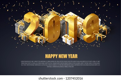 happy new year 2018 place for text happy new year 2018 place for text