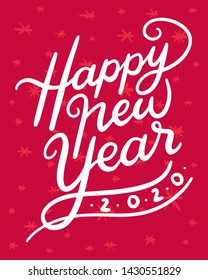 Happy New Year 2019 Celebration greeting card illustration for New Year eve - Vector Eps
