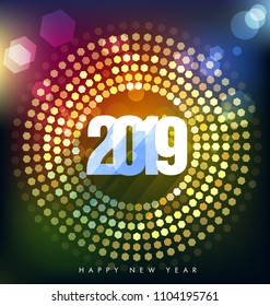 Happy new year 2019. Chinese new year. Year of the pig