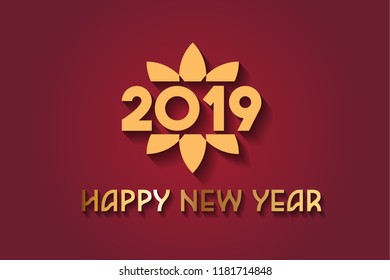 Happy New Year 2019 Design