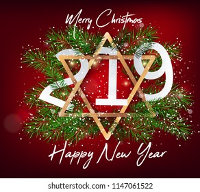 Happy new year 2019 and Merry Christmas