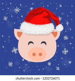 Happy New Year 2019 pig chines new year
