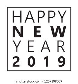 Happy New Year 2019 Template