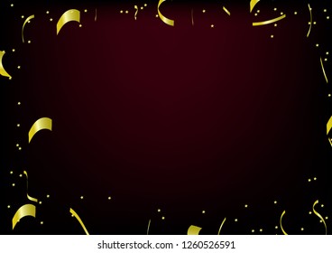 Happy new year 2019. Vector illustration design elegance golden color.