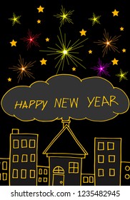 happy new year 2019,celebration,vector  