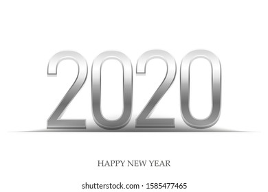 Happy New Year 2020. Abstract  background   .Vector illustration