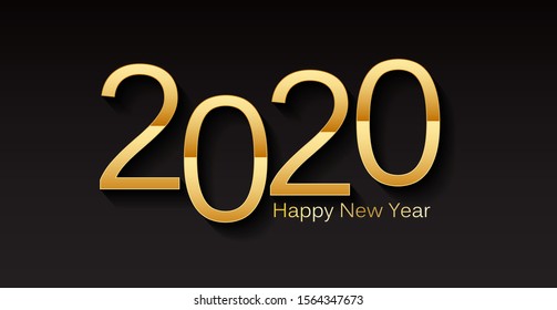 Happy new year 2020 background
