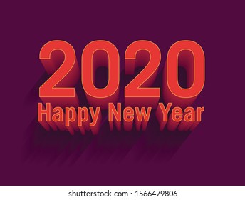 Happy New Year 2020 -  New Year background