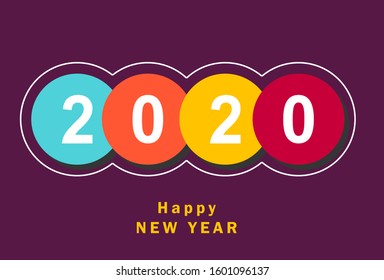 Happy New Year 2020. Background Happy New Year.