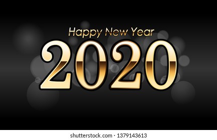 Happy New Year 2020 - New Year Blurred background