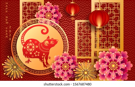 Happy new year 2020 / Chinese new year