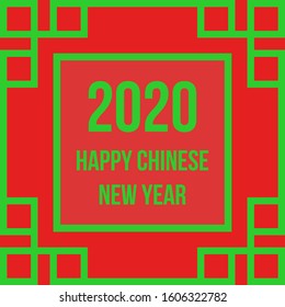 	
Happy new year, 2020, Chinese new year greetings, Year of the Rat , fortune.