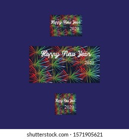 Happy New Year 2020. New Year’s Day.