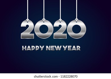 Happy New Year 2020 Design. 