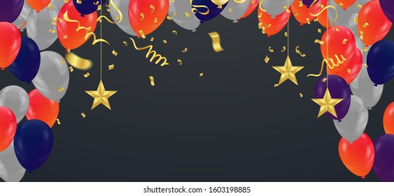Happy New Year 2020 Design template holiday background Celebration Vector illustration.luxury greeting