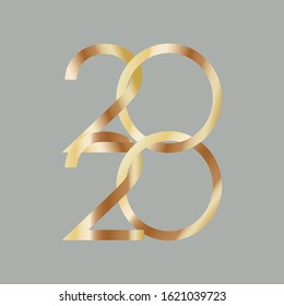 Happy new year 2020  design