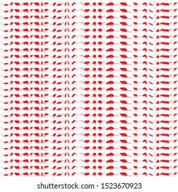 Happy new year 2020. Flat vector chinese year. Flat vector rat year. 2020 illustration.  Year of rat backgound. Chinese pattern. Isolated rat design. Mouse textures.  