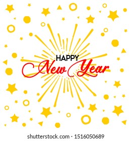 Happy new year 2020 have a prosperous holiday