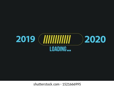happy new year 2020 loading 