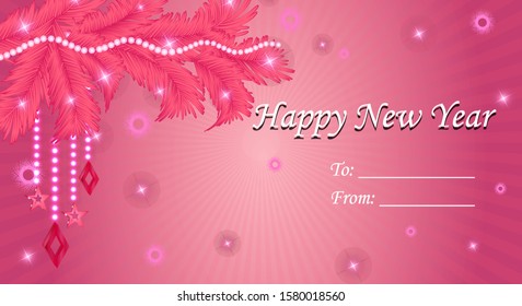 happy new year 2020 luxury background with glowing stars. Happy new 2020 flyer, banner, poster design vector illustration