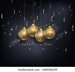 Happy New Year 2020 and Merry christmas. year of the rat. lunar new year 2020.
