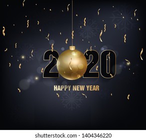 Happy New Year 2020 and Merry christmas. year of the rat. lunar new year 2020.