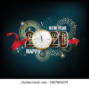 Happy New Year 2020, merry christmas. Happy Chinese New Year 2020 year of the rat