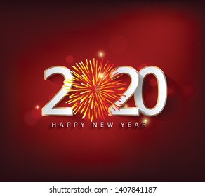 Happy New Year 2020, merry christmas. Happy Chinese New Year 2020 year of the rat