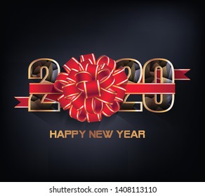 Happy New Year 2020, merry christmas. Happy Chinese New Year 2020 year of the rat