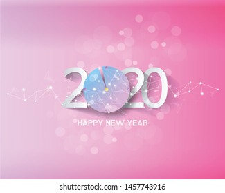 Happy new year 2020. Merry christmas. year of the rat