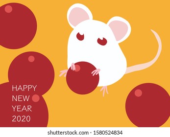 Happy New Year 2020 mouse