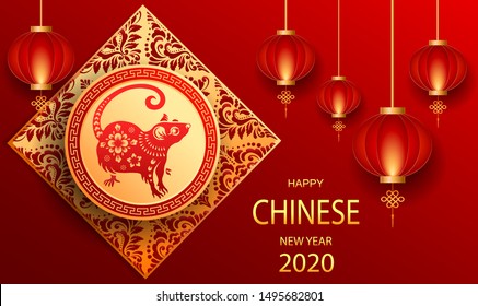 Happy new year 2020 / Year of the rat