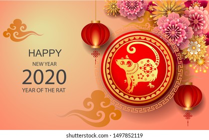 Happy new year 2020 / Year of the rat