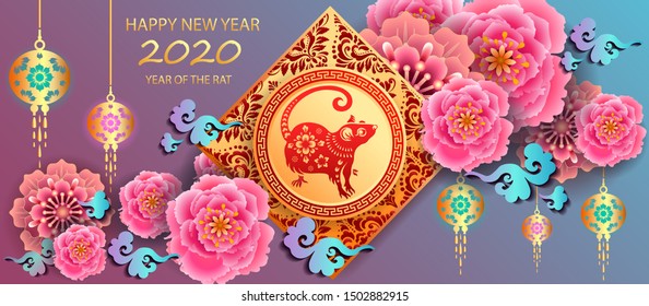 Happy new year 2020 / Year of the rat