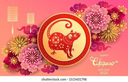 Happy new year 2020 / Year of the rat