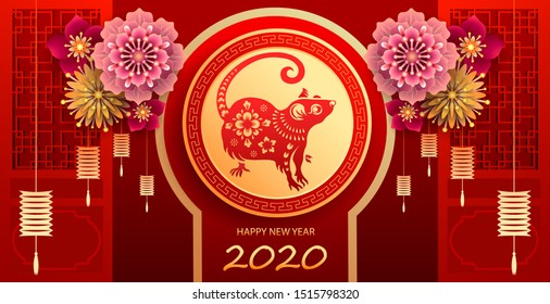 Happy new year 2020 / Year of the rat