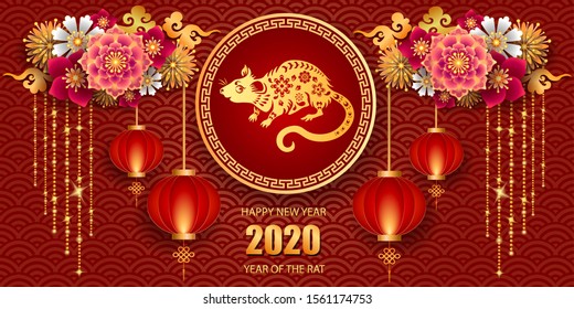 Happy new year 2020 / Year of the rat